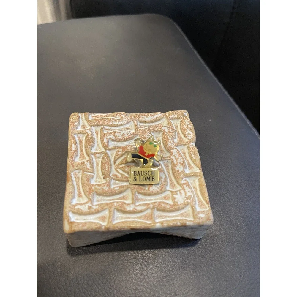 Bausch‎ & Lomb Promotional Mascot Pin Vintage Bausch and Lomb Logo Collectible